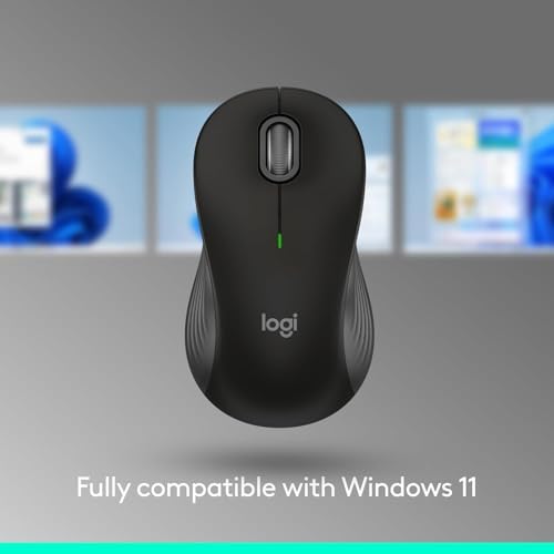 Logitech Signature M550 L Full Size Wireless Mouse Large Sized - Black - Image 5