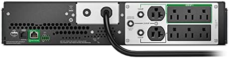 APC Smart-UPS 2200VA Lithium-ion UPS, SMTL2200RM2UC, Short Depth, Pure Sine Wave Rack Mount UPS, SmartConnect Port + SmartSlot for Network Card, AVR, LCD - Image 4