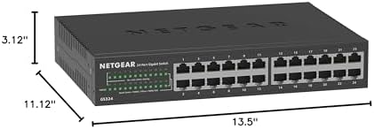 NETGEAR 24-Port Gigabit Ethernet Unmanaged Network Switch (GS324) - Image 2