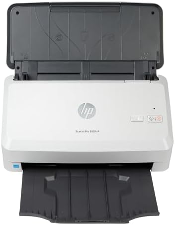 HP ScanJet Pro 3000 s4, Fast 2‑Sided Scanner with Auto Document Feeder, Best for Small Business (6FW07A) by Unknown