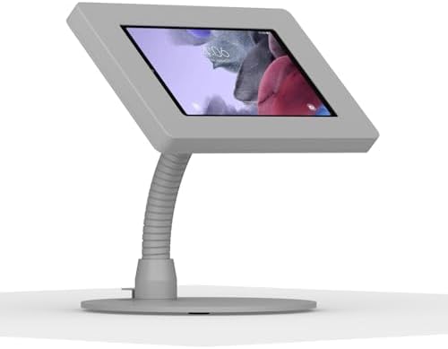 VidaMount Light Grey Enclosure and Portable Flexible Stand [Bundle] Compatible with Samsung Galaxy Tab A7 Lite 8.7 by VidaMount