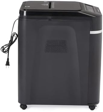 Amazon Basics 200-Sheet Auto Feed Micro Cut Paper Shredder with Pullout Basket, Black - NEW (Previously AmazonCommercial brand) - Image 3