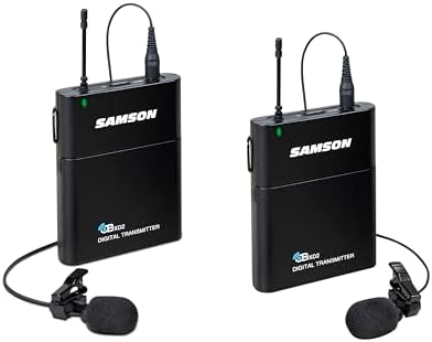 SAMSON Concert XD2 Dual Presentation Wireless Microphone System Lavaliere - Image 5