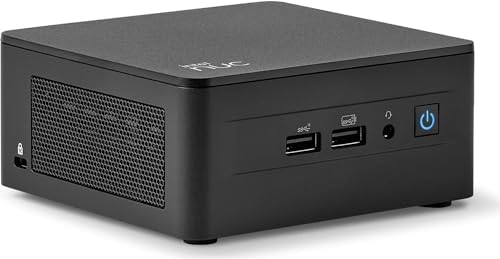 ASUS NUC 13 Pro Tall Mini PC Desktop, Intel Core i5-13420H (4.6GHz), 12GB RAM, 1TB HDD, 128GB SSD, Ultra-Quiet Design, 4K Quad Display, USB, HDMI, Thunderbolt, Wi-Fi 6E, Bluetooth, RJ-45, Win11 Pro by Unknown