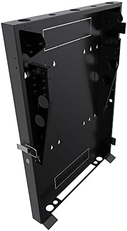 NavePoint 2U Vertical Server Rack Enclosure, Low Profile, 27.5" Deep, Max Weight Capacity 150 lbs - 2U Network Cabinet Vertical Wall Mount, Perforated, Black - Image 3