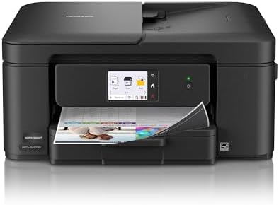 Brother Work Smart 1410 Wireless Color Inkjet All-in-One Printer with 2.7” Touchscreen and Automatic Duplex Printing | Includes Refresh Subscription Trial(1) (MFC-J1410DW) by Unknown