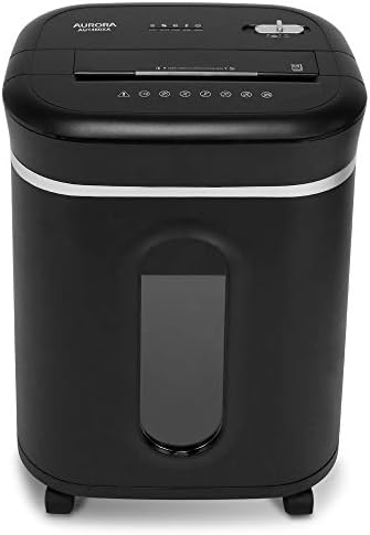 Aurora Anti-Jam 14-Sheet Crosscut Paper/CD and Credit Card Shredder/with 6-Gallon pullout Basket 120 Minutes Continuous Run Time - Image 2
