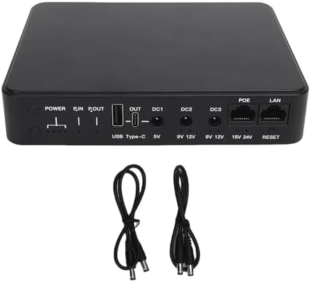 18000mAh Li Battery UPS 6 Ports DC5V 9V 12V POE 15V 24V USB Type C 5V Outputs Uninterruptible Power Supply for Router Mini DC UPS Backup for Home Office - Image 3