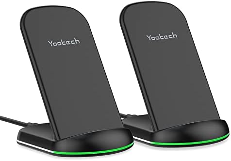 Yootech [2 Pack] Wireless Charger,10W Max Wireless Charging Stand by yootech