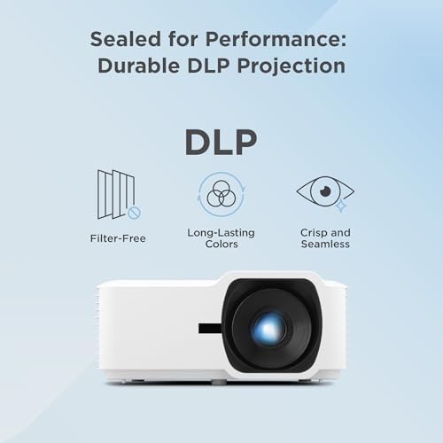 ViewSonic LSD400W WXGA 4000 Lumens Laser Installation Projector, Dual HDMI - Image 4