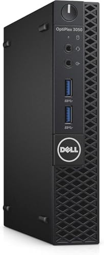 Dell OptiPlex 3050 Micro Form Factor Desktop Computer, Intel Core i5-7500T, 8GB DDR4, 256GB Solid State Drive, Windows 11 Pro (Renewed) by Amazon+Renewed