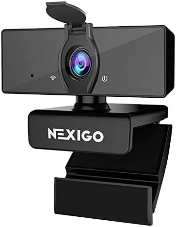 NexiGo N660 1080P Business Webcam, Dual Microphone & Privacy Cover, USB FHD Web Computer Camera, Plug and Play, for Zoom/Skype/Teams/Webex, Laptop MAC PC Desktop by NexiGo