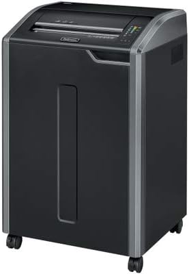 Fellowes Powershred 485Ci 100% Jam Proof Commercial Grade, Quiet Operation 30 Sheet Cross Cut Paper Shredder, TAA Compliant, Auto, 38485, Black - Image 4