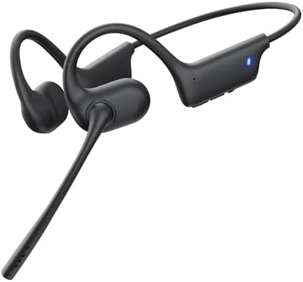 Open Ear Headphones with Mic, Trucker Bluetooth Headset,Noise Canceling Mic by CXK