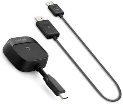 ViewSonic WPD-900 ViewShare Wireless Screen Casting Kit, HDMI USB C by Unknown