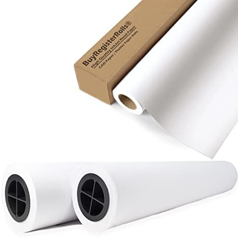 (40 Rolls - 10 Cases) Plotter Paper 36 x 150: Box of 4-36” x 150 ft. Rolls, 20 lb. C1861A Bond on 2" Core. for CAD Printing on Wide Format Ink Jet Printers Premium Quality Bond Paper by BuyRegisterRolls%C2%AE