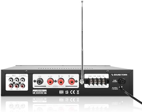 Sound Town 70V/100V Commercial Power Amplifier (PAC80-2) - Image 3