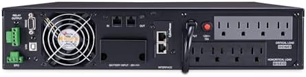 CyberPower OL1500RTXL2UN Smart App Online UPS Battery Backup and Surge Protector, 1500VA/1350W, 8 Outlets, 2U Rack/Tower, Pre-Installed RMCARD205, EBM Option, UL Certified - Image 2