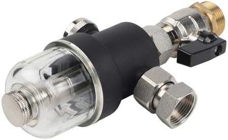 Magnetic Boiler Filter Wall Mounted Sludge Separator For Underfloor Heating Hvac System, Dn20 Dn25 Threaded Connection With On/Off Drain Valve(DN25) - Image 2