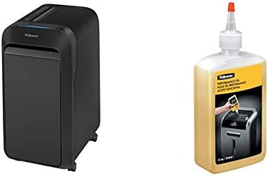 Fellowes Powershred LX22M 20-Sheet Micro Cut Paper Shredder (5263501) and Fellowes Powershred Performance Shredder Oil Bundle by Unknown