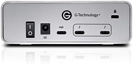 G-Technology 18TB G-DRIVE with Thunderbolt 3 and USB-C Desktop External Hard Drive, Silver - 0G10804-1 - Image 4