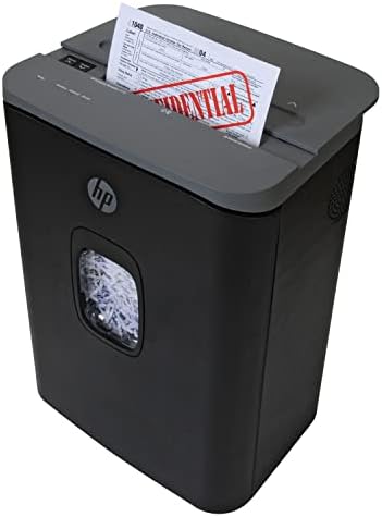HP - Cross Cut Paper Shredder, 20-Sheet with Slide Top for Office Use - Image 7
