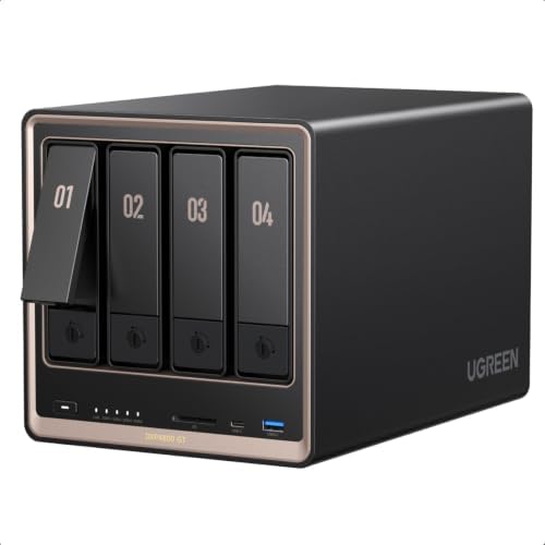 UGREEN NAS DXP4800 GT 4-Bay for Creators, Tech Enthusiasts and Office Teams by UGREEN
