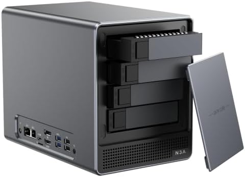 ACEMAGIC NAS Mini PC N3A 4-Bay Desktop Network Attached Storage Home by ACEMAGIC