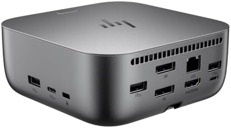 HP 100W Thunderbolt 4 Dock Port Replicator Bundle with DKZ Hub (Universal Thunderbolt/USB-C Docking Station, Single Cable for Charging, Data Transfers to Any Brand Laptop) - Image 5