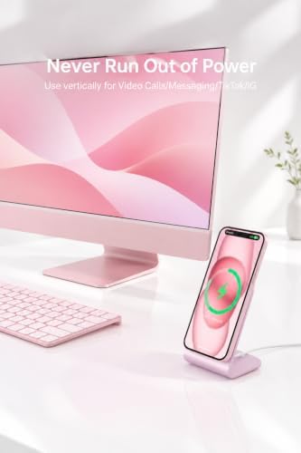 Magnetic Wireless Charger Stand + Charging Pad for iPhone Duo/18-12 Series - Image 6