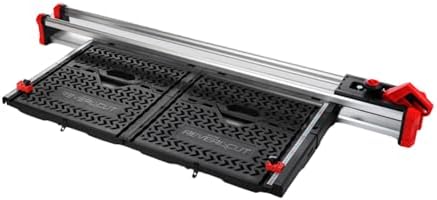 Arrow RevealCut 4' Ceiling Tile Cutting Workstation, Manual Acoustic Tile Cutter for 2'x2', 2'x4', and 4'x4' Tiles, 72 Cut Configurations, Factory-Grade Edge Profiles, OSHA-Compliant, Model RC400 by ArrowToolGroup