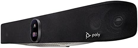 Poly - Studio X70 Video Bar for Large Conference Rooms Poly (Plantronics + Polycom) - Premium 4K Audio & Video Conferencing Solution - Camera, Speakers, & Microphones - Works w/Teams, Zoom (Certified) by Poly