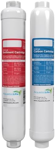 Aquatic Life RO Buddie Inline Sediment and Carbon Value Pack, 2-Piece by AQUATICLIFE