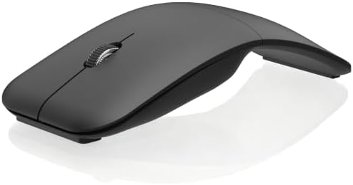 Bluetooth Arc Travel Mouse, BT & USB Wireless Dual Mode Silent Mice - Black by Unknown