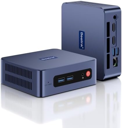 Beelink SER3 Mini PC, Ryzen 5 3500U(Up to 3.7Ghz), 16GB DDR4 + 256GB PCIe3.0 SSD, Wins 11 Pro, Dual HDMI 4K, Gigabit LAN, WiFi 5, BT 5, USB3.2 by Beelink