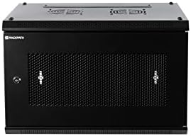 RackPath 6U Wall Mount Server Cabinet Network Rack Enclosure, Quiet Cooling Fan, Perforated Door, Black - Image 6
