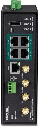TRENDnet Industrial AC1200 Wireless Gigabit PoE+ Router, TI-WP100 - Image 6