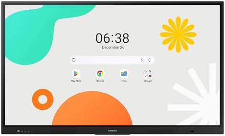 SAMSUNG 86" Interactive Display Whiteboard WAF Series, Compatible with Android™ Devices, EDLA Certified, OPS Slot, Smart Wireless Sharing, LH86WAFWLGCXZA by Unknown