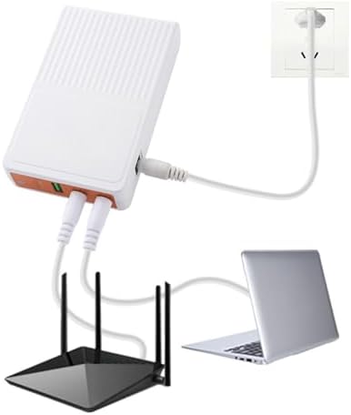 Uninterruptible Power Supply, 8000mAh Mini UPS Battery Backup for Router Camera Modem, with USB and DC Ports, Suitable for Power Outages - Image 2
