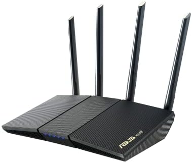 ASUS RT-AX1800S Dual Band WiFi 6 Extendable Router, Subscription-Free Network Security, Parental Control, Built-in VPN, AiMesh Compatible, Gaming & Streaming, Smart Home by Unknown