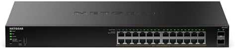 NETGEAR 26-Port Gigabit Ethernet PoE Smart Managed Switch (GS324TPv2) by NETGEAR