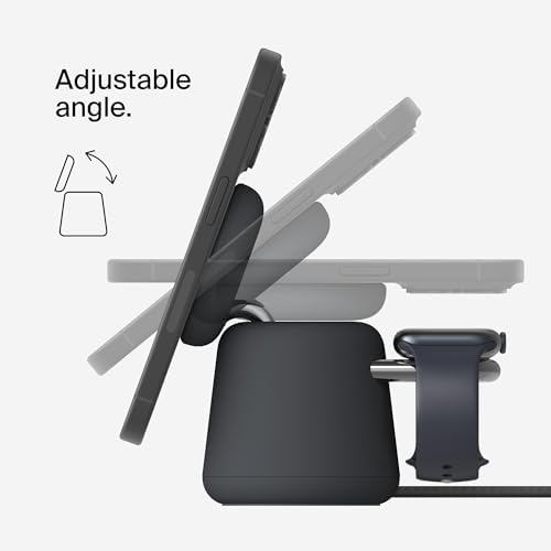 Belkin Qi2 15W Wireless Charging Dock, 2 in 1 Fast iPhone Charger - Image 5