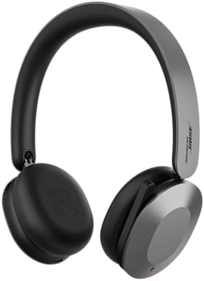 Lenovo ThinkPad Dual Mode Wireless ANC Foldable Headset 8550 (Aura Edition) – Sound by Bose, AI Noise Cancelling Mic, Microsoft Teams Certified, Bluetooth 5.3, USB-C Receiver, Grey by LENOVO