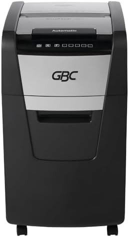 GBC 150X Paper Shredder, Auto Feed+, 150 Sheet Capacity, Super Cross-Cut, Home Office Shredding (WSM1757604) by GBC