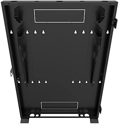 NavePoint 2U Vertical Server Rack Enclosure, Low Profile, 27.5" Deep, Max Weight Capacity 150 lbs - 2U Network Cabinet Vertical Wall Mount, Perforated, Black - Image 4