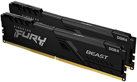 Kingston FURY Beast 32GB (2x16GB) 3200MHz DDR4 CL16 Desktop Memory Kit of 2 KF432C16BB1K2/32 by Unknown