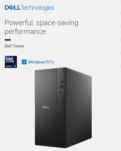 Dell Desktop Tower Computer, Intel 10-Core Ultra 5 225 (20MB Total Cache, 3.3GHz), Windows11 Pro, Wired Keyboard & Mouse, Intel UHD Graphics, Wi-Fi 6, Bluetooth 5.4 (64GB DDR5 RAM | 2TB SSD) - Image 2