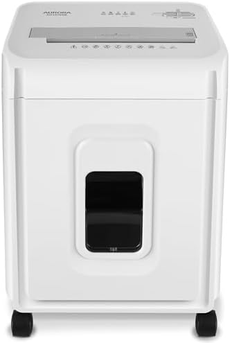 Aurora AU1270XB Professional Grade 12-Sheet Security P-4 Cross-Cut Paper and Credit Card/ 20 Minutes Continuous Run Time Shredder - Image 6