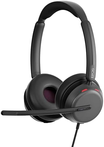 EPOS Impact 860T Double-Sided Wired USB C and USB A Headset with Noise-Canceling Mic, Microsoft Teams Certified, Super Wideband Audio, Comfortable Fit, Ideal for Business & Home Office Professionals - Image 2
