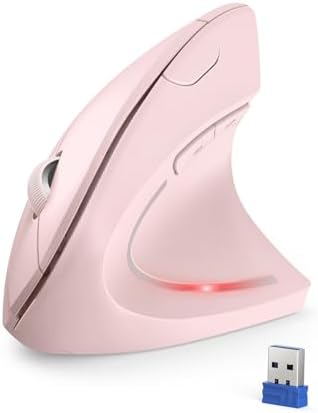 TECKNET 2.4G Ergonomic Mouse Vertical Wireless 4800 DPI Carpal Tunnel Mouse by Tecknet